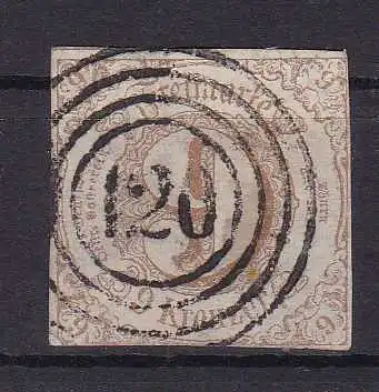 Ziffer 9 Kr. mit Nummernstempel 120 (= Guntersblum)