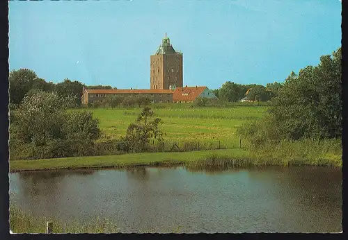 Insel Neuwerk Blick zum Leuchtturm
