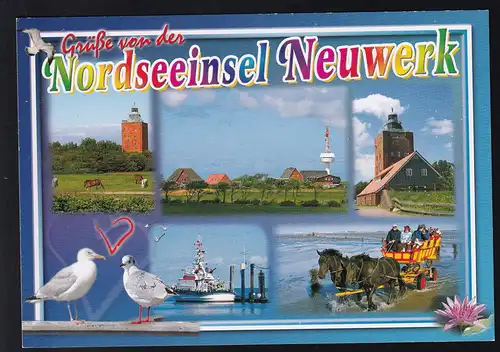 Gruß von der Nordseeinsel Neuwerk 