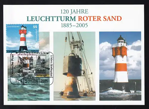 BREMERHAVEN 27568 Deutsche Post Erlebnis Briefmarken Tag des offenen Denkmals