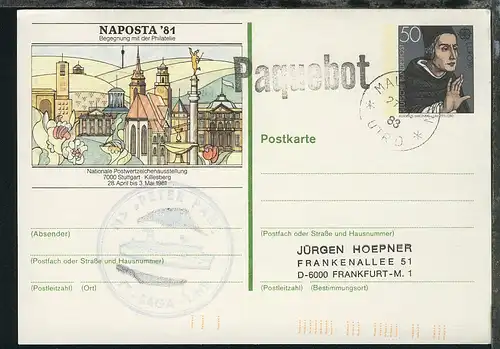 MS Peter Pan 12 Belege mit diversen Stpln + Cachets