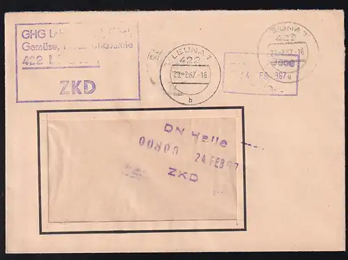 R4 GHG Lebensmittel, Obst, Gemüse, Haushaltchemie 422 LEUNA  ZKD 