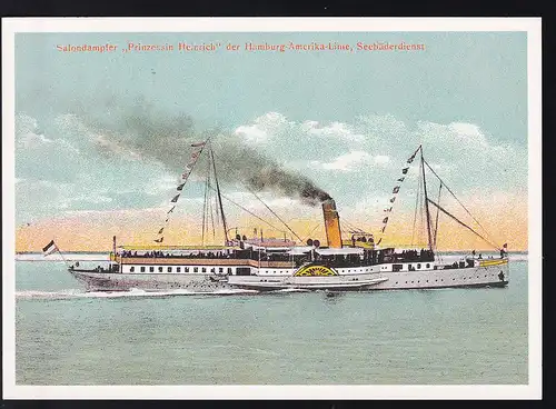 Salondampfer "Prinzessin Heinrich" Repro 