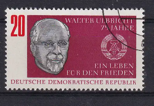 75. Geburtstag von Walter Ulbricht