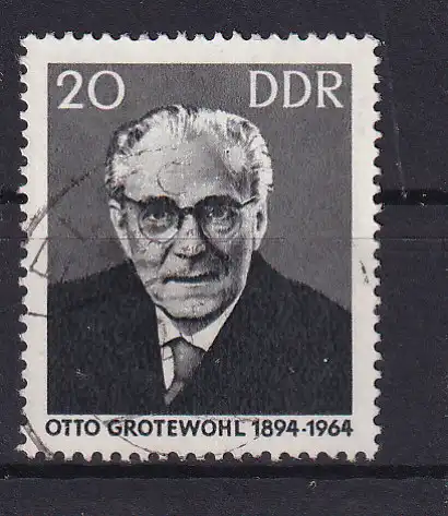 1. Todestag von Otto Grotewohl