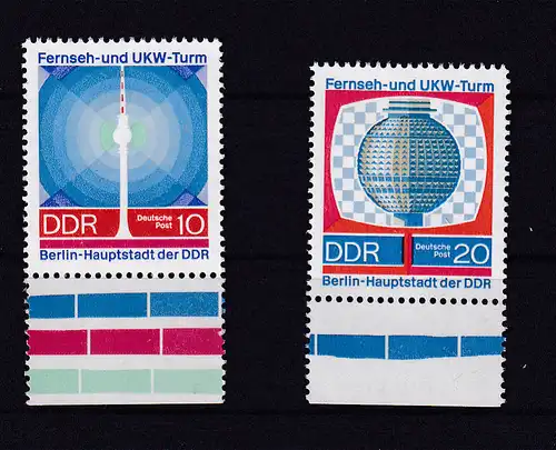 20 Jahre DDR20 Jahre DDR Eröffnung des Ternsehturms, Randstücke **