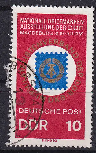 Nationale Briefmarkenausstellung Magdeburg 1969