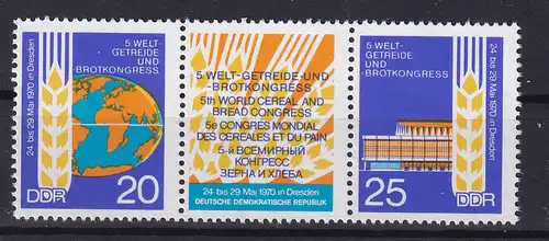 Welt-Getreide- und Brotkongress Dresden 1970, Zusammendruck **