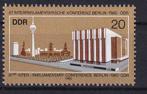 Interparlamentarische Konferenz Berlin 1980, **