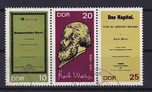 150. Geburtstag von Karl Marx, Zusammendruck