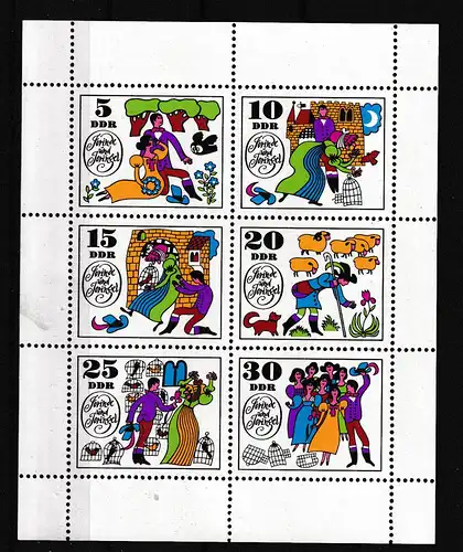 Märchen (OV) Jorinde und Joringel, Kleinbogen **