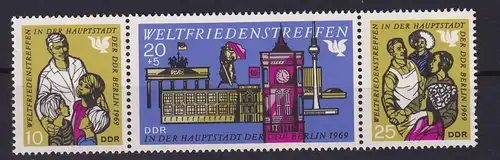 Weltfriedenstreffen Berlin 1969, Zusammendruck **