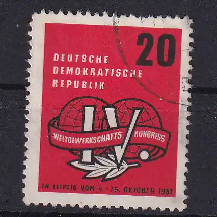 Weltgewerkschaftskongress Leipzig 1957