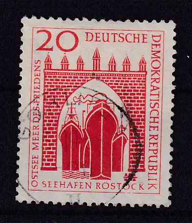 Bau des Seehafens Rostock (I)