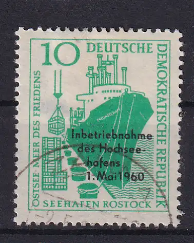 Inbetriebnahme des Hochseehafens Rostock