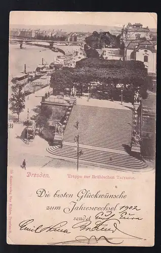 Dresden Treppe zur Brühlschen Terrasse
