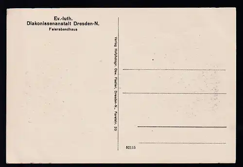 Ev.-Luth. Diakonissenanstalt Dresden-N. Feierabendhaus