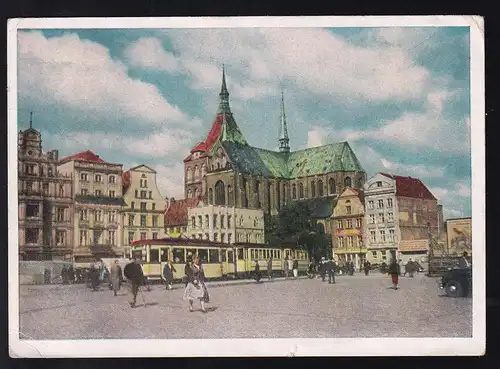 Rostock Markt mit Marktkirche, 
