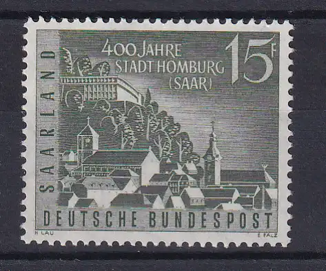 400 Jahre Stadt Homburg (Saar), **