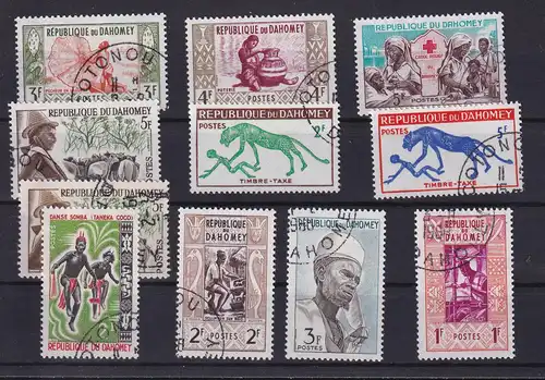 1 Steckkarte mit 10 Marken, gemischt