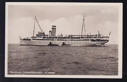 Turbinen-Schnelldampfer "Cobra"