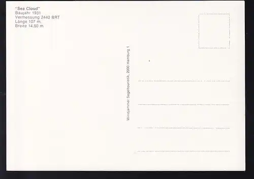 Segelschiff "Sea Cloud"