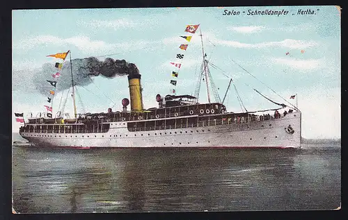 Salon-Schnelldampfer "Hertha"