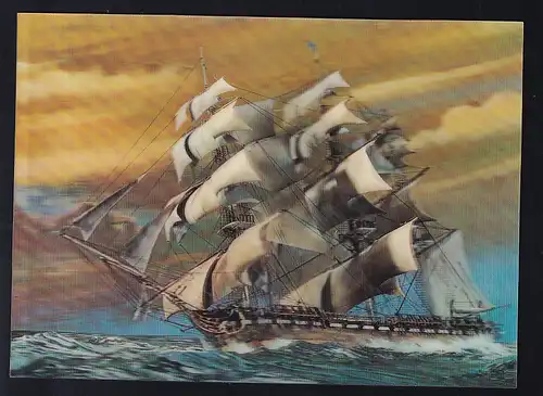 Segelschiff, japanische Karte