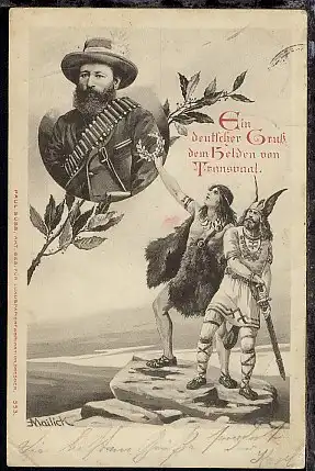 "Ein deutscher Gruß den 15 Helden von Transvaal", 1900