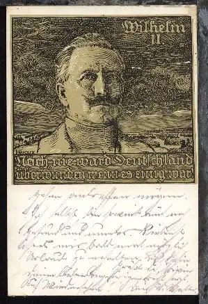 "Noch nie ward Deutschland überwunden wenn es einig war!", 1916