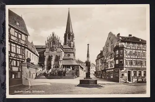 Aschaffenburg Maschinenstempel ASCHAFFENBURG 2 a 5.7.37 Besucht die Zeltlager 