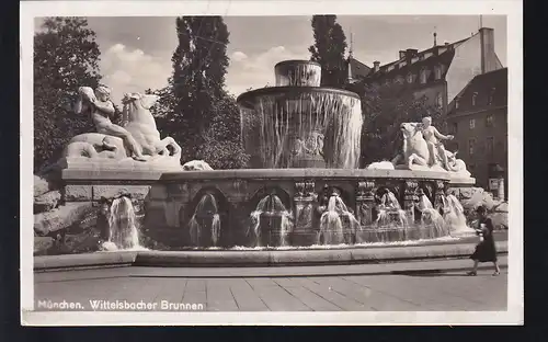 MÜNCHEN REGENSBURG BAHNPOST Zug. 857 19.2.33 auf AK (Münchrn Wittelsbacher