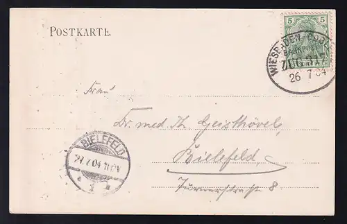 WIESBADEN-COBLENZ BAHNPOST ZUG 317 26.7.04 auf ASK (Burg heinstein)