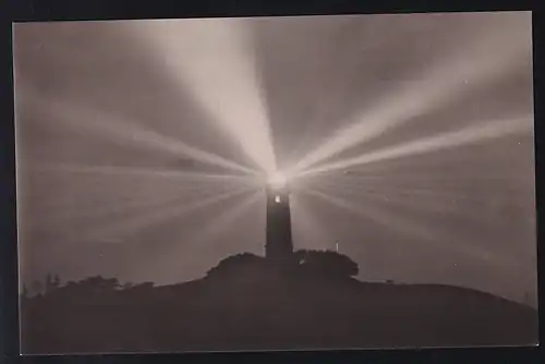 Hiddensee Leuchtturm Dornbusch bei Nacht