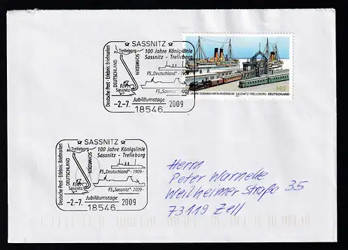 SASSNITZ 18546 Deutsche Post Erlebnis Briefmarken Sassnitz Deutschland 