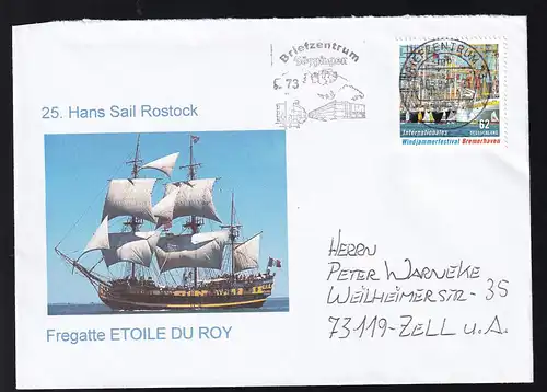 Sonderumschlag 25. Hanse Sail Rostock