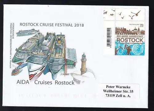 Sonderumschlag Rostock Cruise Festival 2018