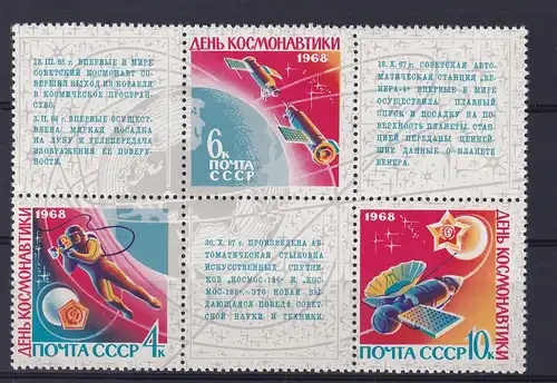 Tag der Kosmonauten, Zusammendruck **
