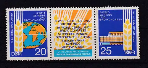 Welt-Getreide- und Brotkongress Dresden 1970, Zusammendruck **