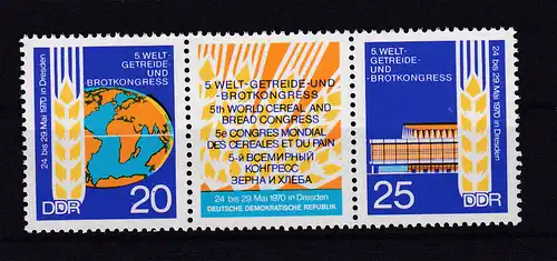 Welt-Getreide- und Brotkongress Dresden 1970, Zusammendruck  **