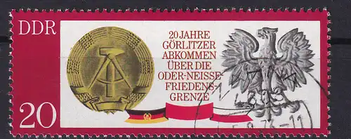 20. Jahrestag des Görlitzer Abkommens zur Oder-Neiße-Grenze