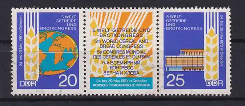 Welt-Getreide- und Brotkongress Dresde 1970, Zusammendruck