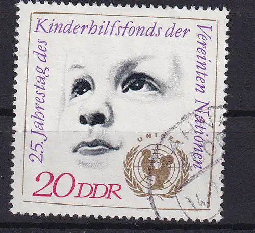 25 Jahre Kinderhilfsfonds der Vereinten Nationen (UNICEF)