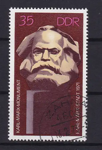 Einweihung des Karl-Marx-Monuments in Chemnitz