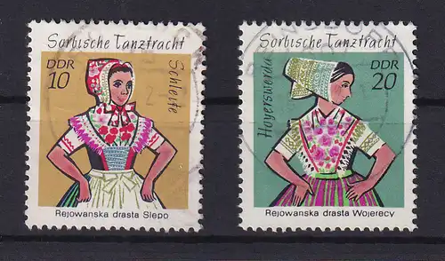 Sorbische Mädchen-Tanztrachten (II)