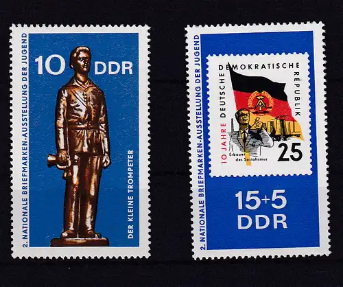 Nationale Briefmarkenausstellung der Jugend Chemnitz 1970, **