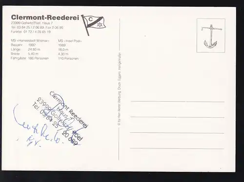 MS "Hansestadt Wismar" und MS "Insel Poel"