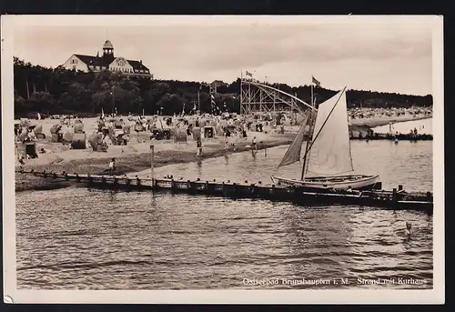 Ostseebad Brunshaupten Strand mit Kurhaus
