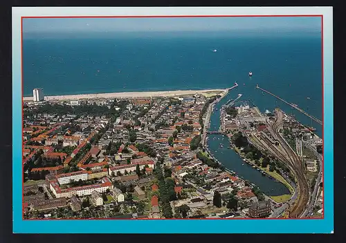 Ostseebad Warnemünde Luftaufnahme
