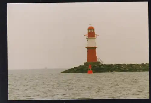 Foto Warnemünde Leuchtturm Ostmole